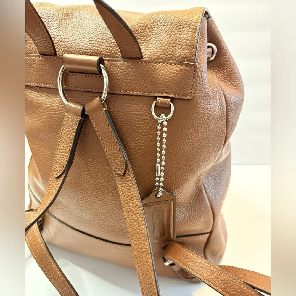 Coach Leather Backpack - Picture 5 of 9